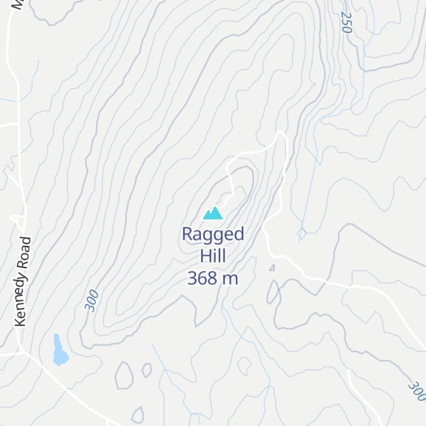 Map of Ragged Hill