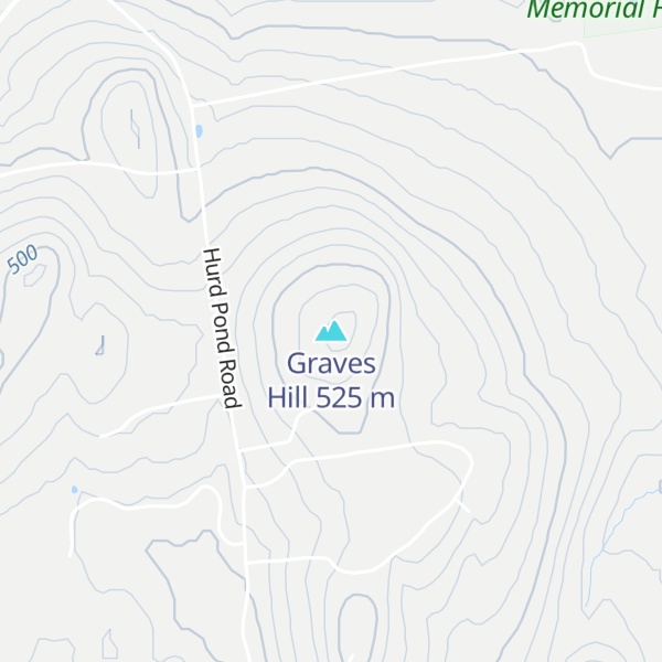 Map of Graves Hill