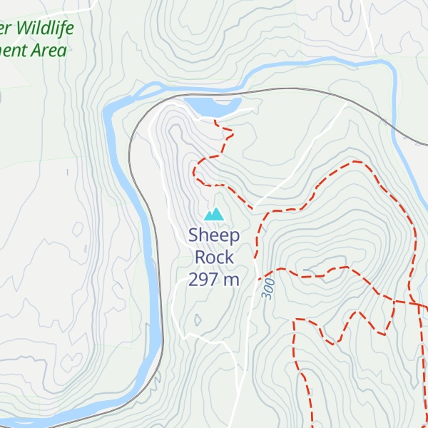 Map of Sheep Rock