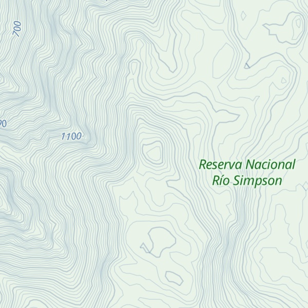 Map of Cerro La Gloria