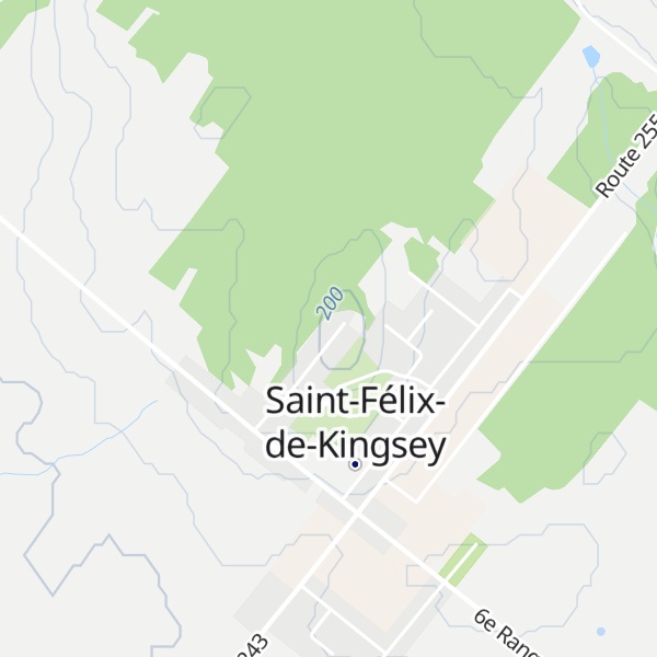 Map of Mont Saint-Félix