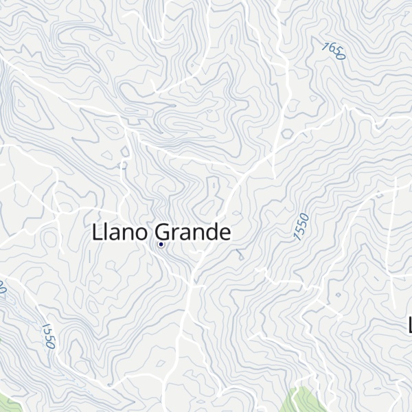 Map of Cerro La Loma