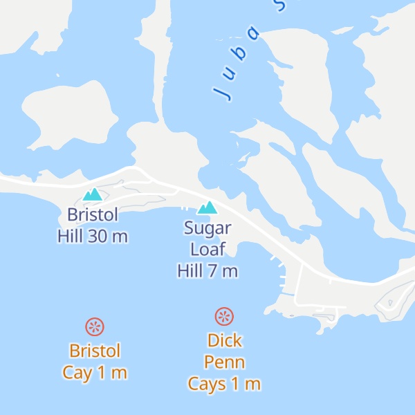 Map of Sugar Loaf Hill