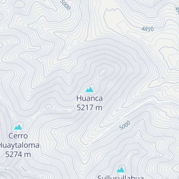 Map of Huanca