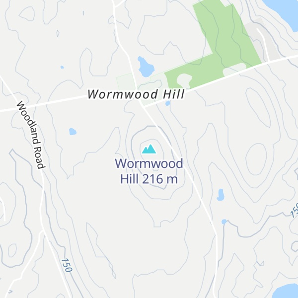 Map of Wormwood Hill