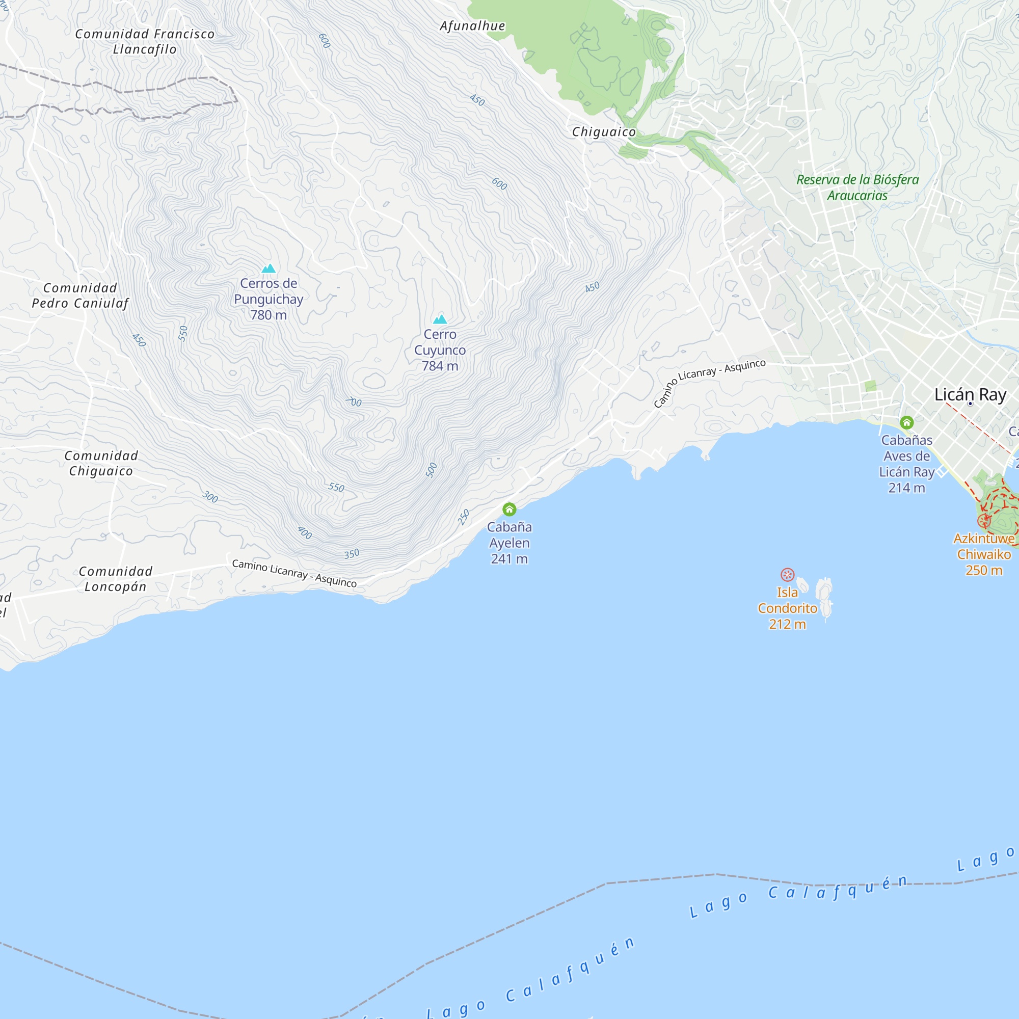 Cabaña Ayelen map