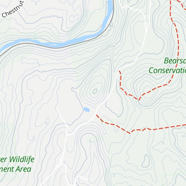 Map of Pierce Hill
