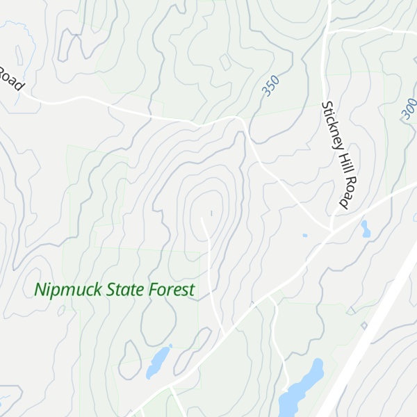 Map of Bald Hill