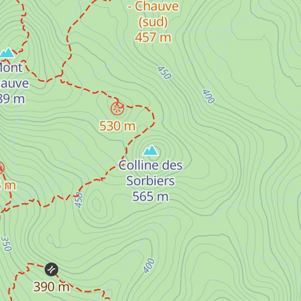 Map of Colline des Sorbiers