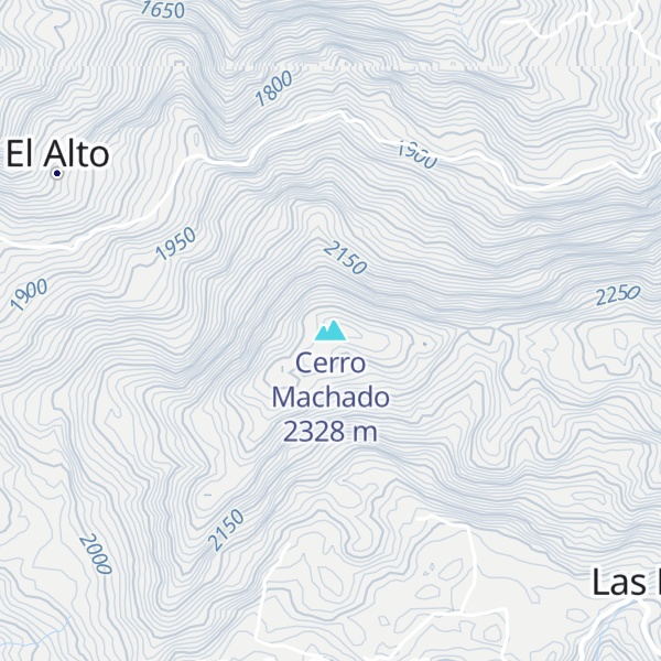 Map of Cerro Machado