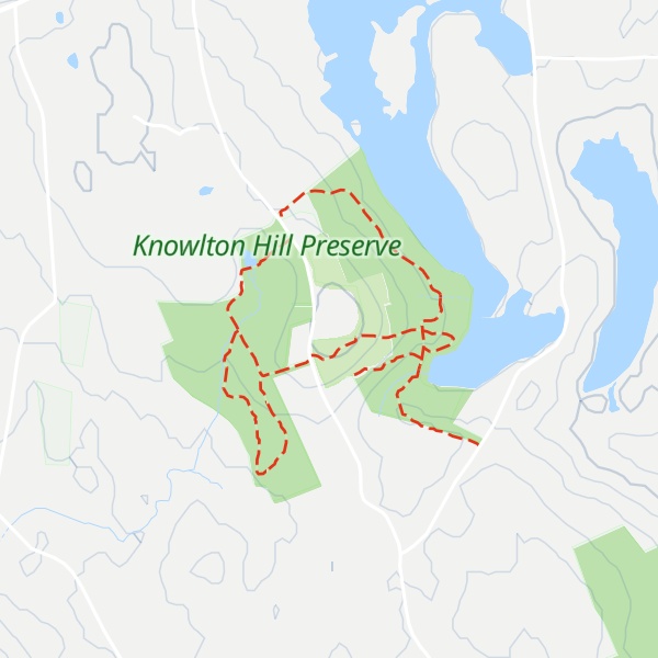 Map of Knowlton Hill
