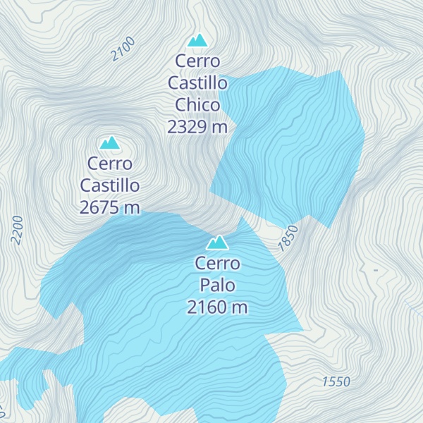 Map of Cerro Pato
