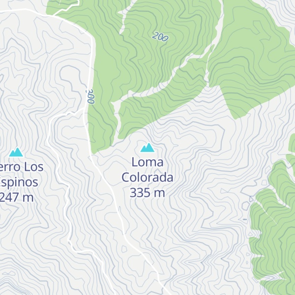 Map of Loma Colorada