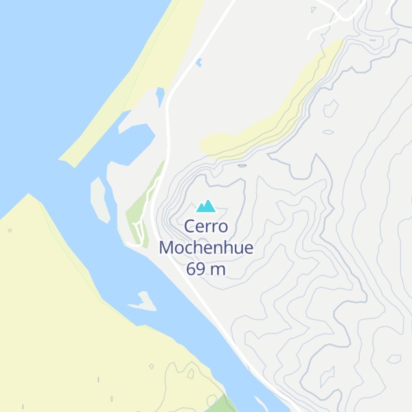 Map of Cerro Mochenhue