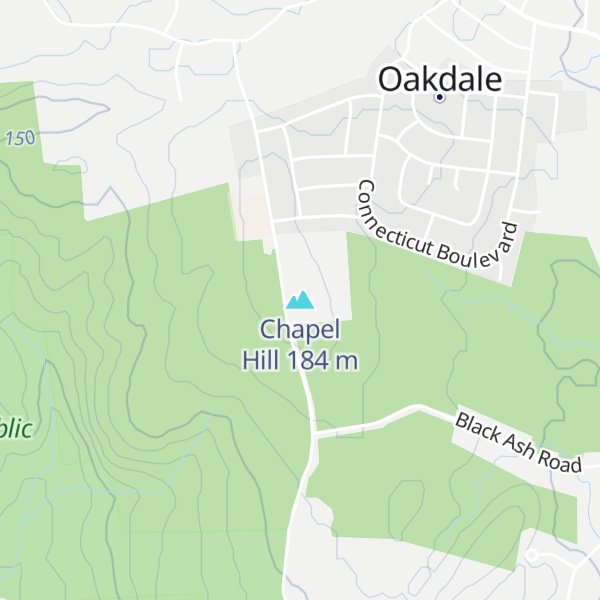 Map of Chapel Hill