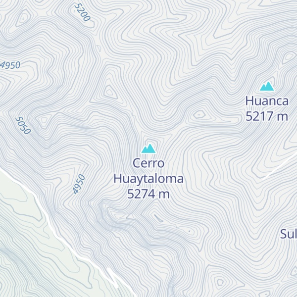 Map of Cerro Huaytaloma
