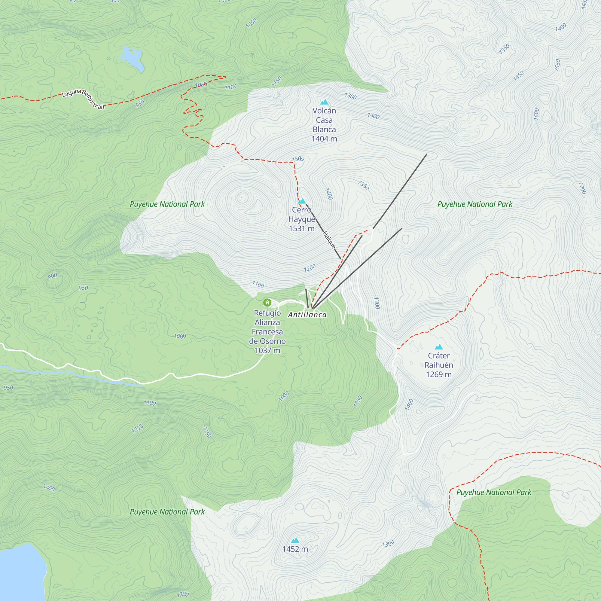 Refugio Colegio Alemán de Osorno (DSO) map