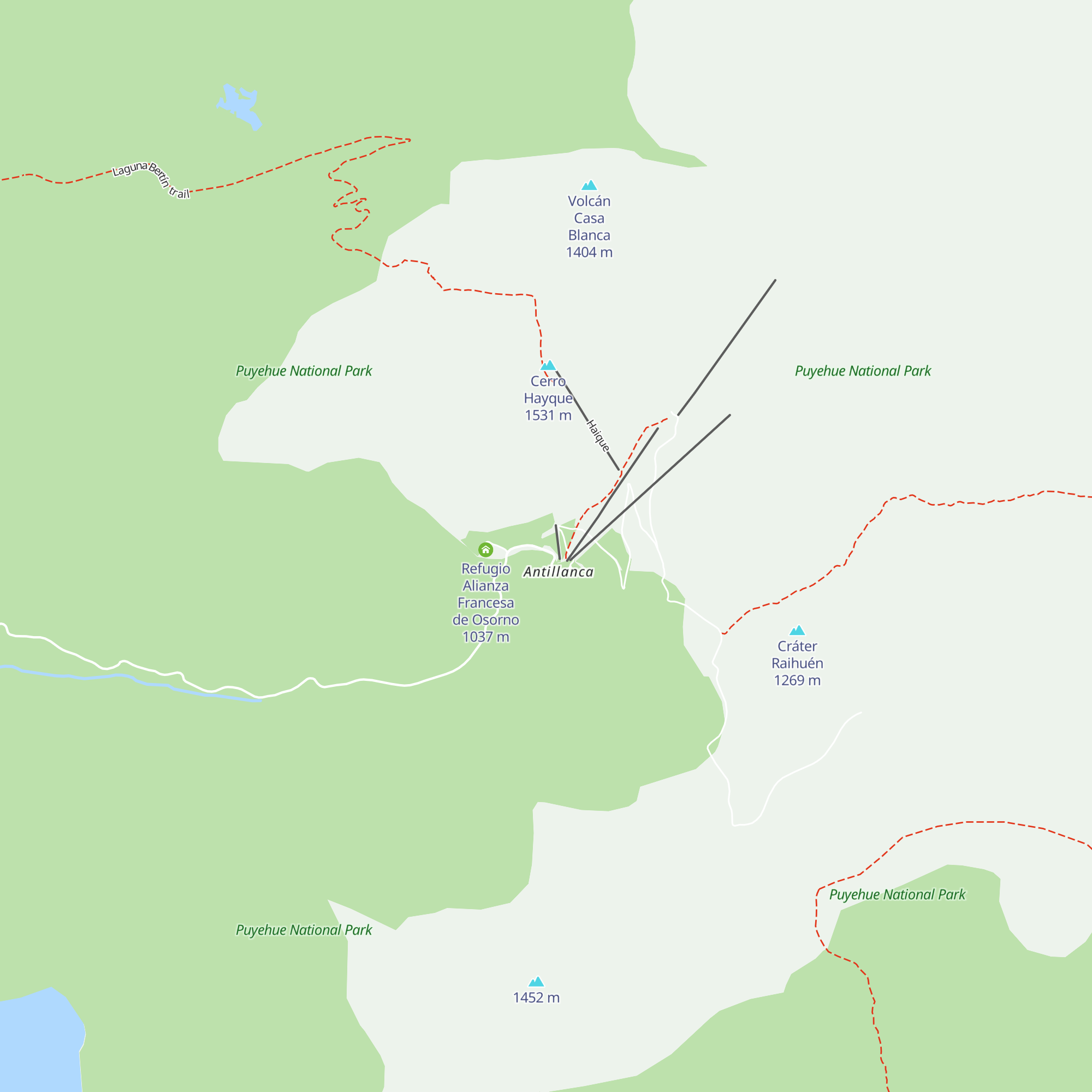 Refugio Colegio Alemán de Osorno (DSO) map