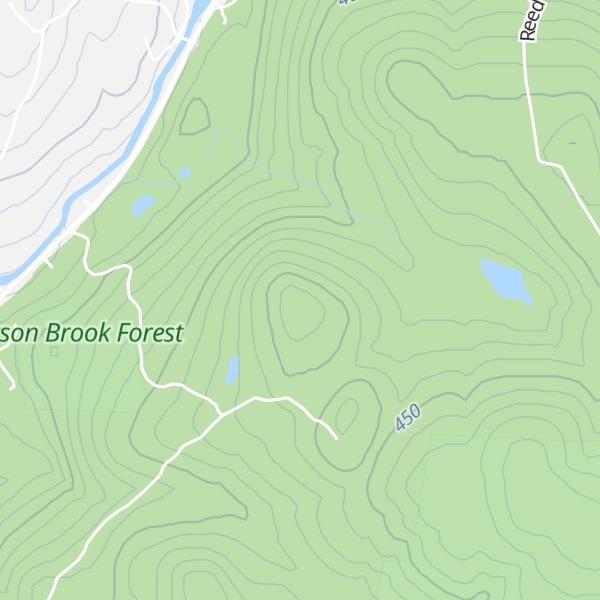 Map of Eaton Hill