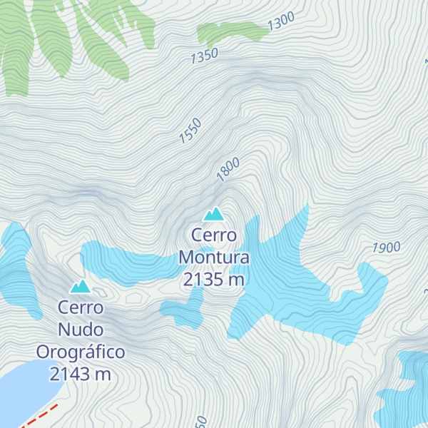 Map of Cerro Montura