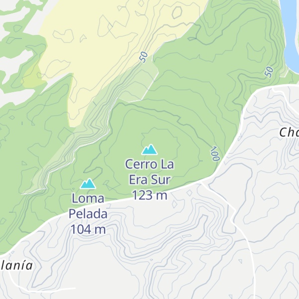 Map of Cerro La Era Sur