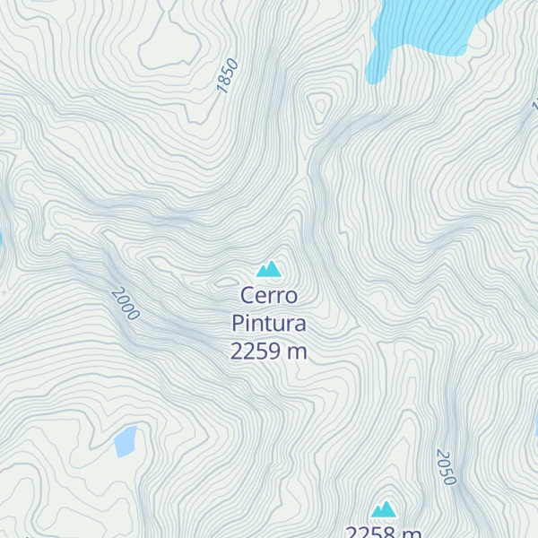 Map of Cerro Pintura