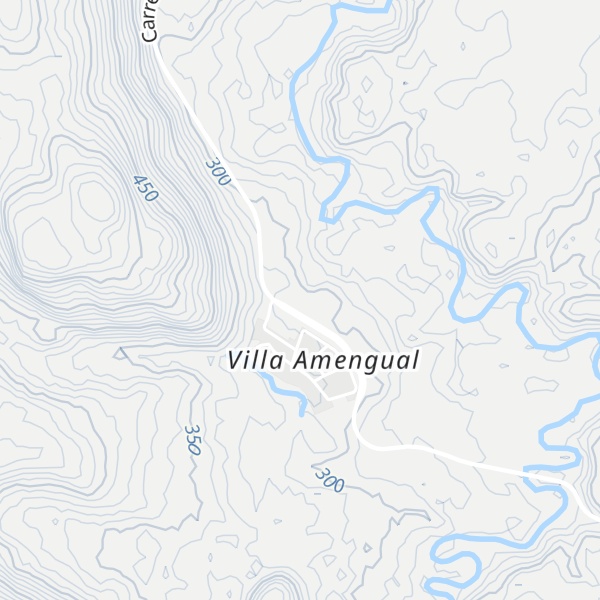 Map of Cabañas "El Chucao"