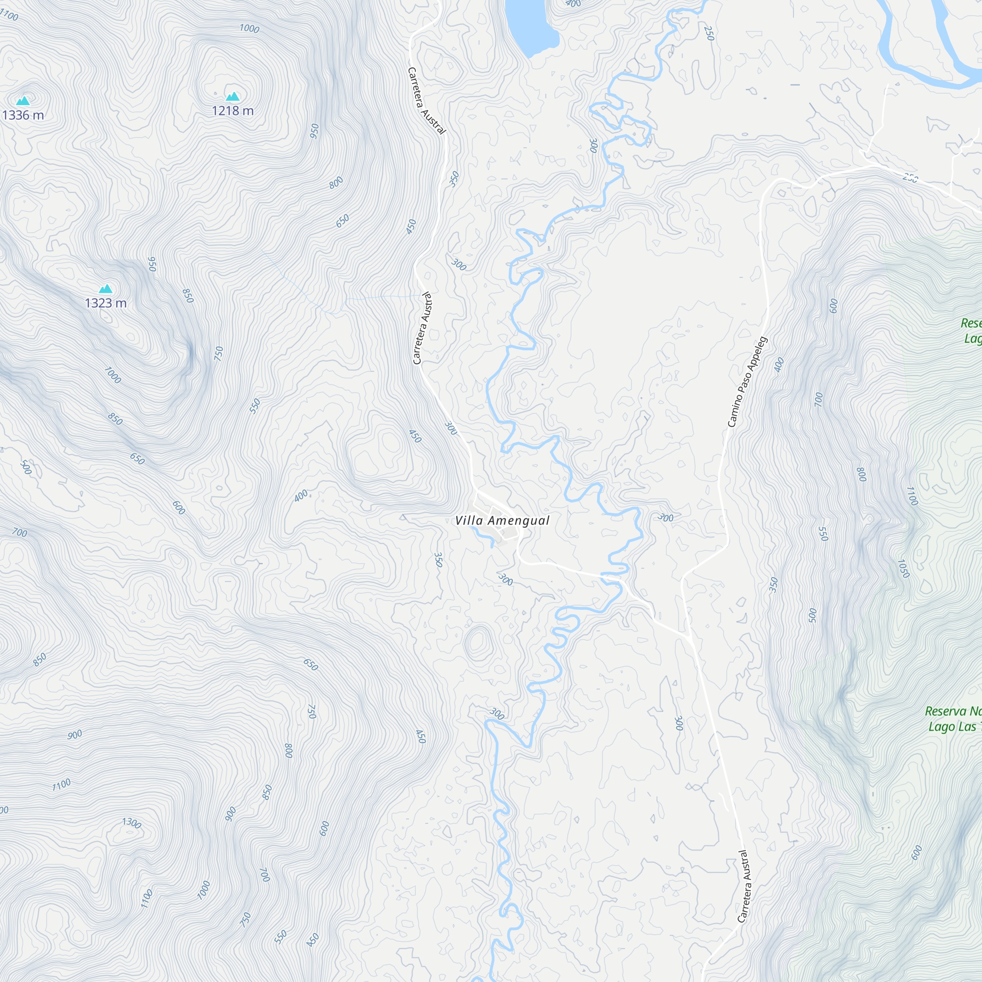 Cabañas "El Chucao" map