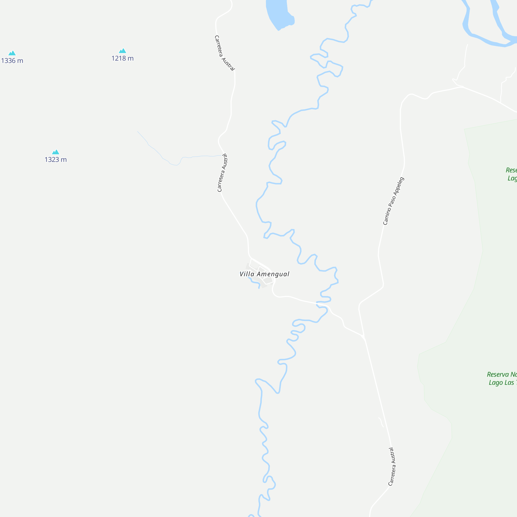 Cabañas "El Chucao" map