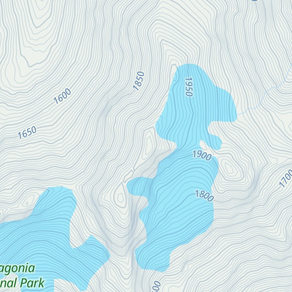 Map of Cerro Jeinimeni