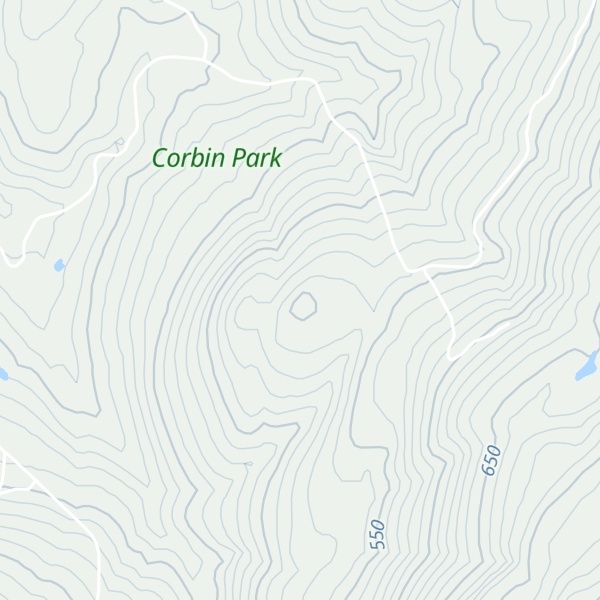 Map of Hyde Hill