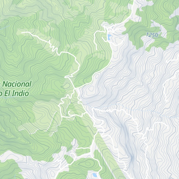 Map of Cerro Alto Viento