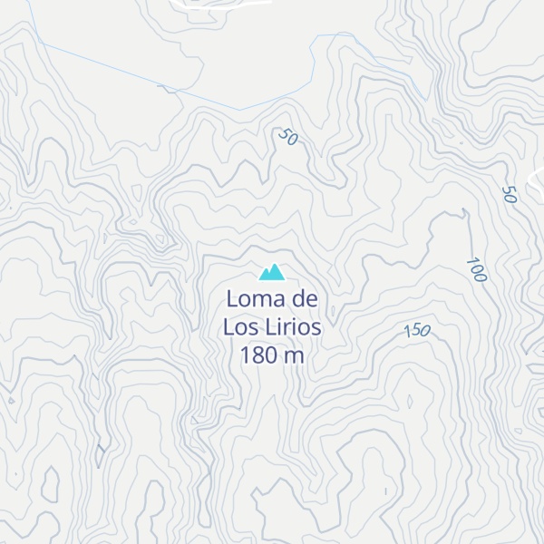 Map of Loma de Los Lirios
