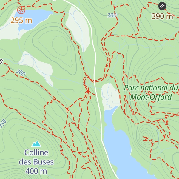 Map of Refuge Le Castor