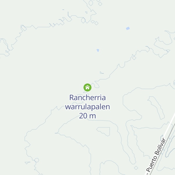 Map of Rancherria warrulapalen