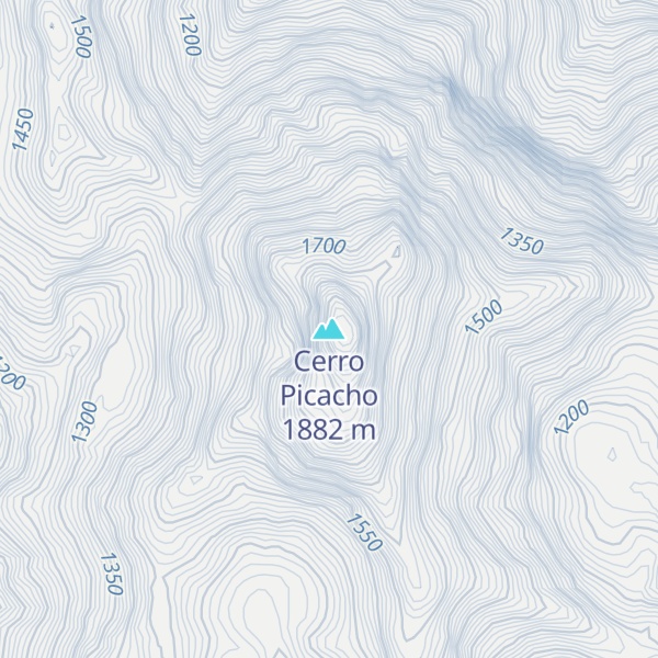 Map of Cerro Picacho