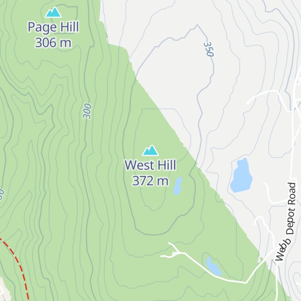Map of West Hill