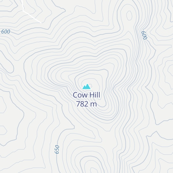 Map of Cow Hill