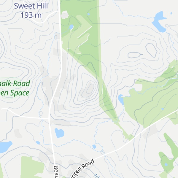 Map of Owunnegunset Hill
