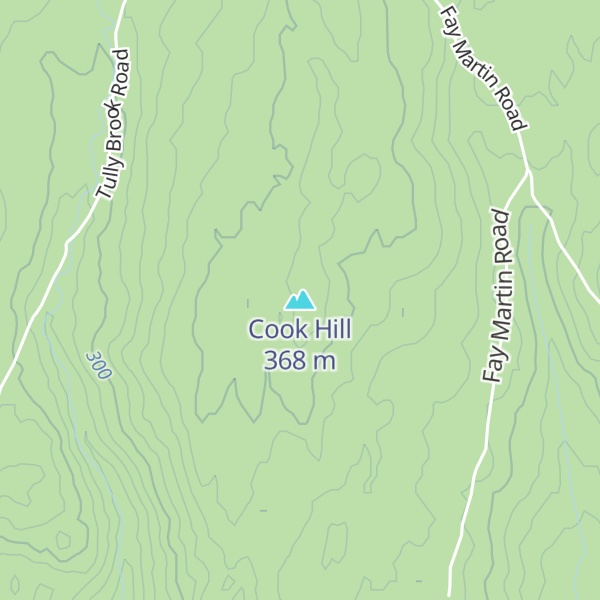 Map of Cook Hill