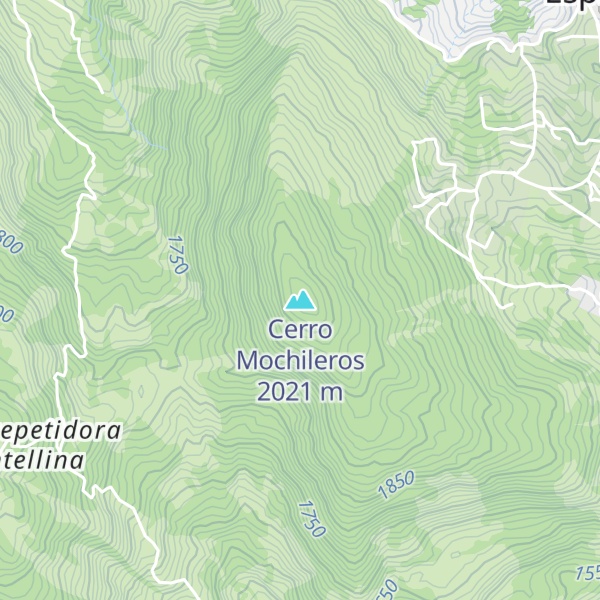 Map of Cerro Mochileros