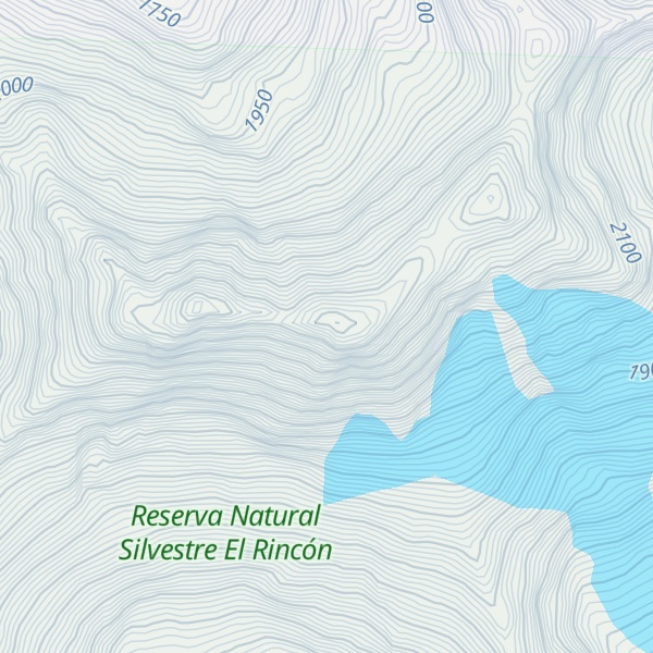 Map of Cerro Hermoso