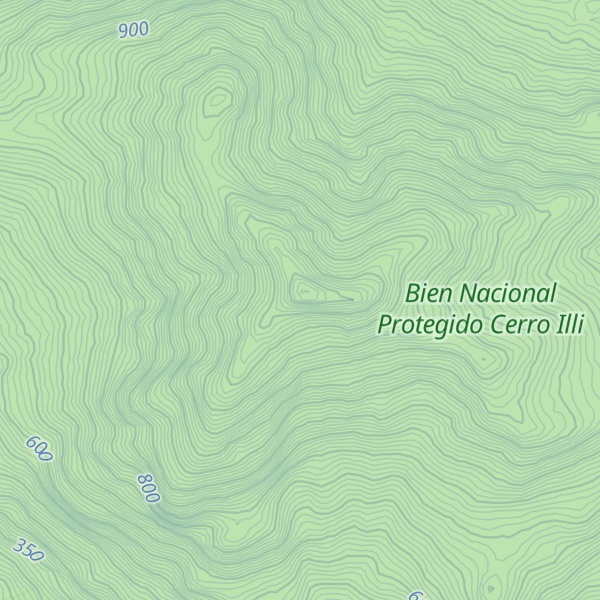 Map of Cerro Ille