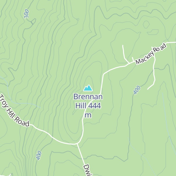 Map of Brennan Hill