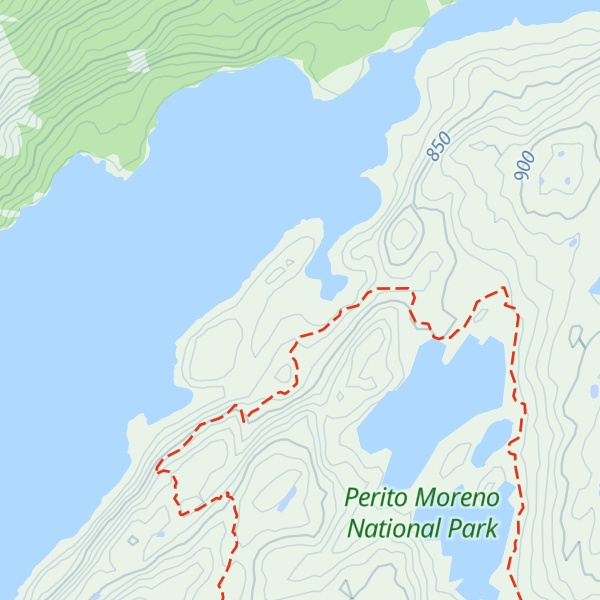 Map of Refugio La Angostura