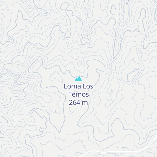 Map of Loma Los Temos