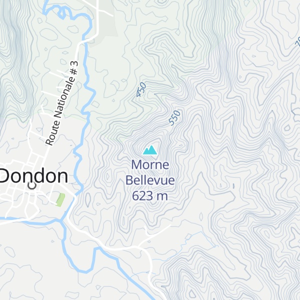 Map of Morne Bellevue