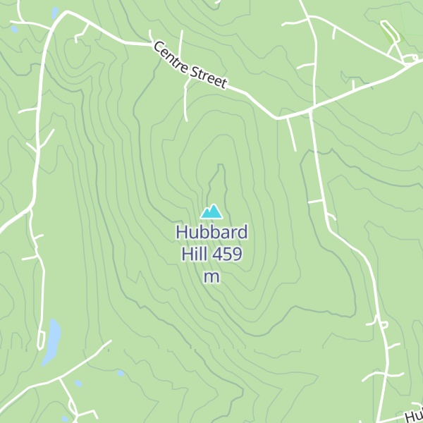 Map of Hubbard Hill