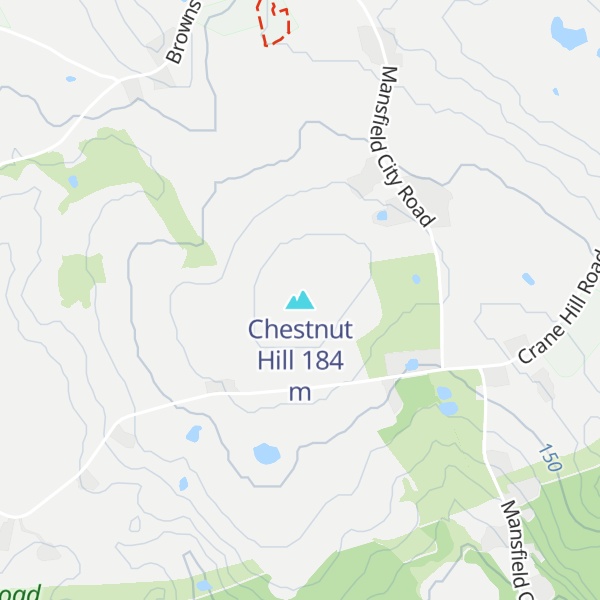 Map of Chestnut Hill