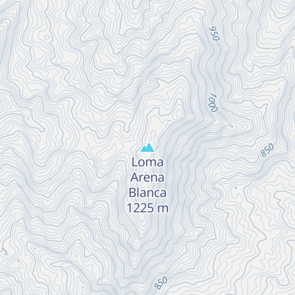Map of Loma Arena Blanca